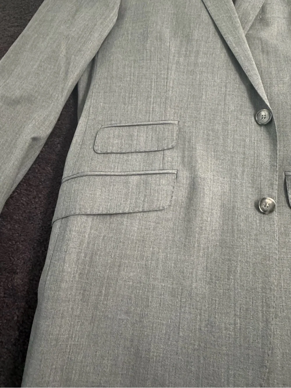 Kenneth Cole Classic Men's Gray Two-Button suit